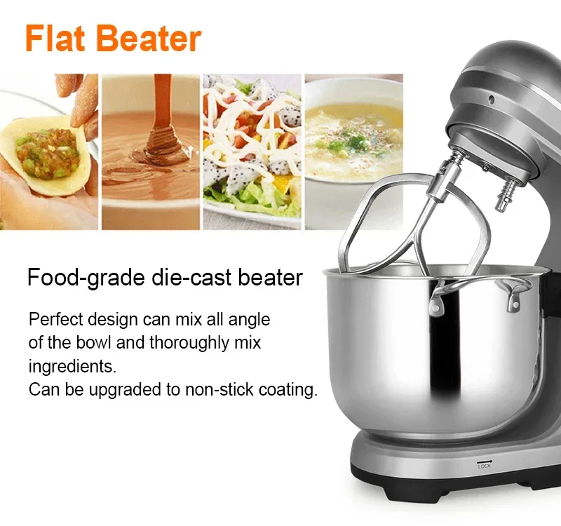 Kitchen 11 Liters Big Capacity Food Mixer 2000w Electric Food Stand Dough Mixer with Stainless Steel Bowl