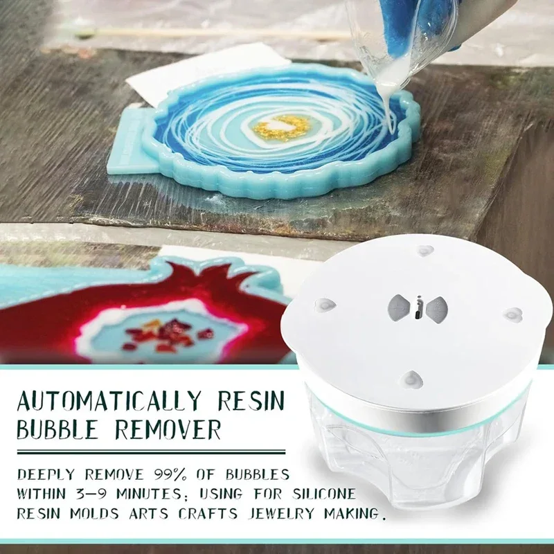Resin Bubble Remover Resin Bubble Remover,2L 0.999 Bubble Removal in 5Min,Vacuum Degassing for Epoxy