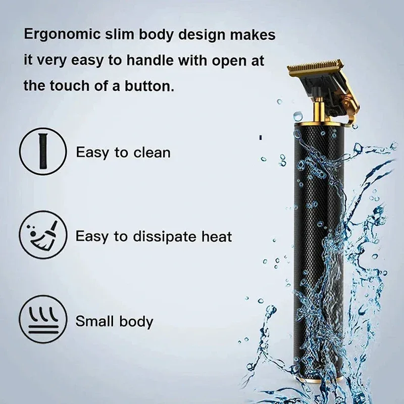Electric Beard Trimmer for Men, Hair Cutting Machine, Rechargeable Hair Clipper, Barber Electric Shaver, Hot Sale