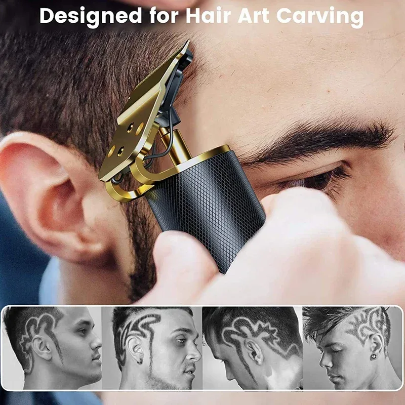 Electric Beard Trimmer for Men, Hair Cutting Machine, Rechargeable Hair Clipper, Barber Electric Shaver, Hot Sale
