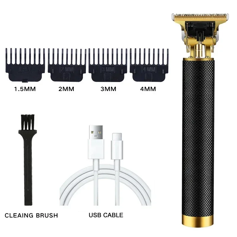 Electric Beard Trimmer for Men, Hair Cutting Machine, Rechargeable Hair Clipper, Barber Electric Shaver, Hot Sale