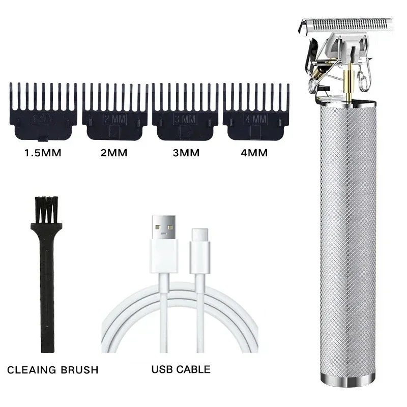 Electric Beard Trimmer for Men, Hair Cutting Machine, Rechargeable Hair Clipper, Barber Electric Shaver, Hot Sale