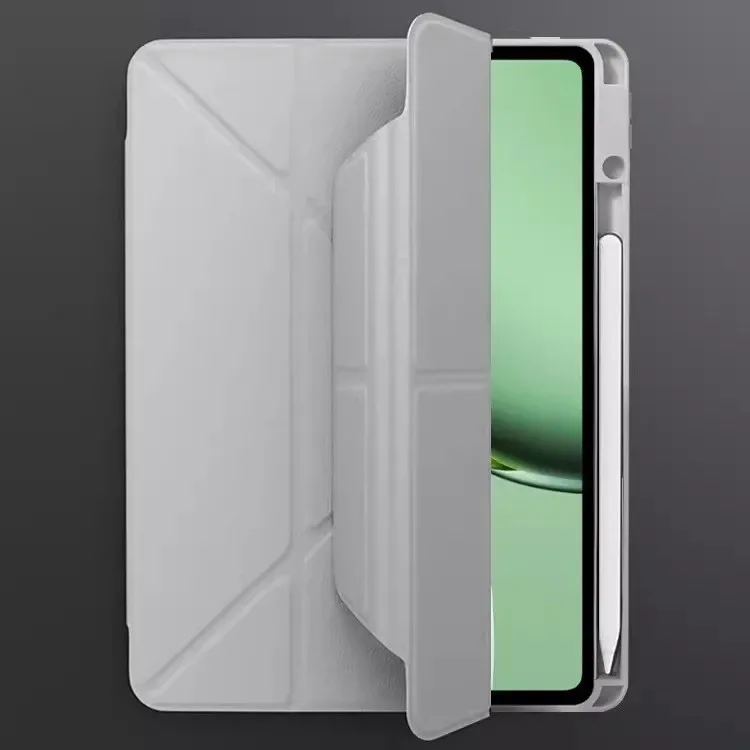 New Case For OnePlus Pad 2 12.1 Pro 12.1 Pad 11.61 GO 11.35 Y-Folding Acrylic Anti-bending Cover With Buckle Tower