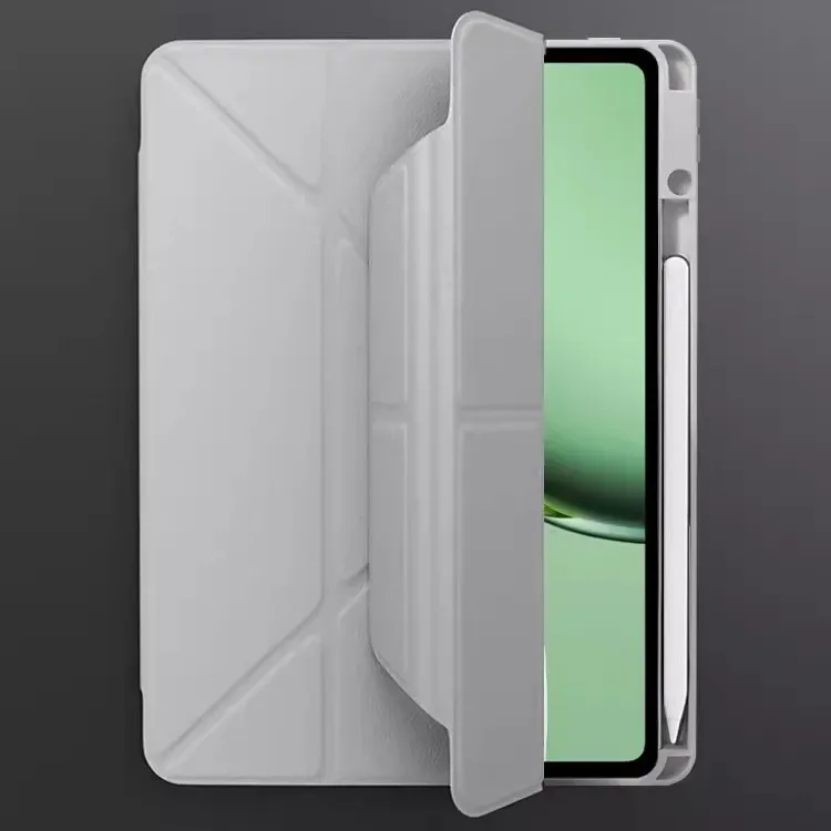 New Case For OnePlus Pad 2 12.1 Pro 12.1 Pad 11.61 GO 11.35 Y-Folding Acrylic Anti-bending Cover With Buckle Tower