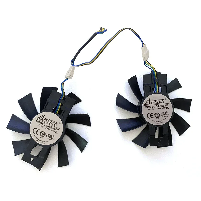87MM Cooler Fan GA92B2U GA92S2U RX 570 GPU FAN For Dataland PowerColor Radeon RX 570 Dual RX580 Cooling Replacement Fan