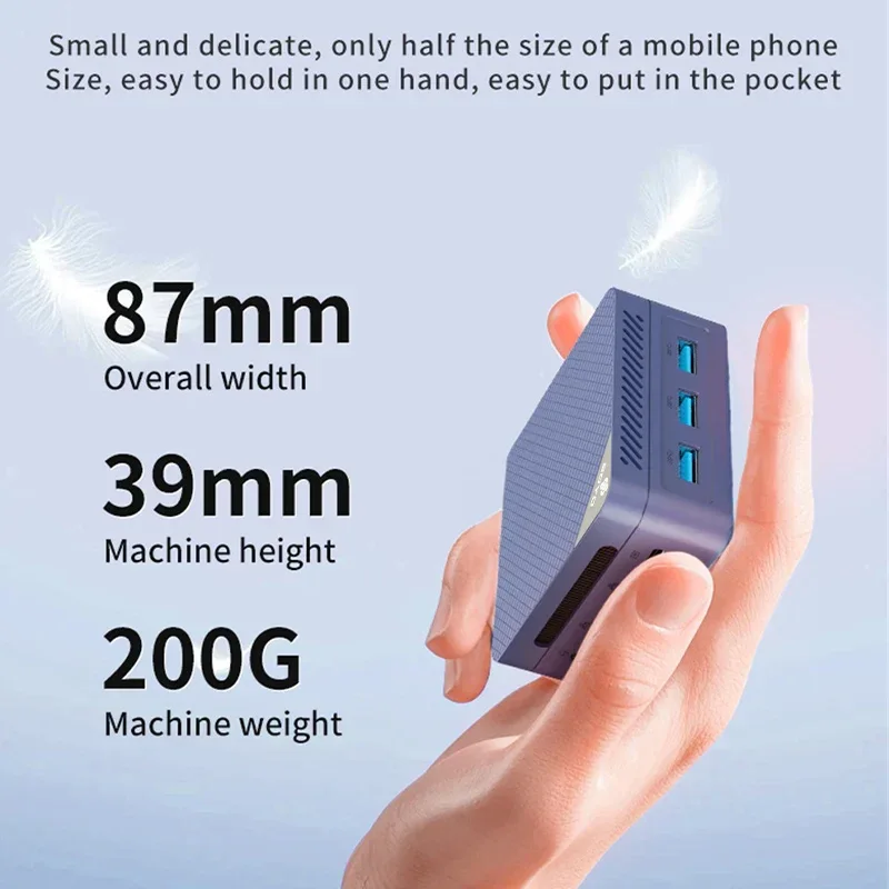 Mini PC SOYO Intel Twin Lake N150 Procesador LPDDR5 12GB RAM 512GB ROM Windows 11 Pro MiniPC WiFi 5 Desktop Computer