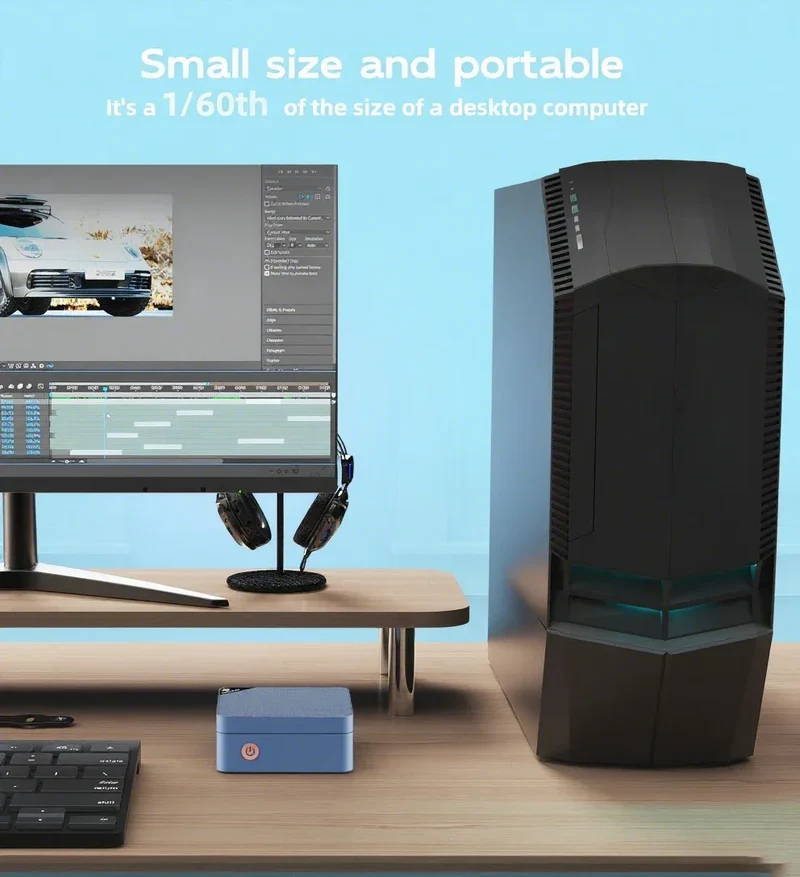 Mini PC SOYO Intel Twin Lake N150 Procesador LPDDR5 12GB RAM 512GB ROM Windows 11 Pro MiniPC WiFi 5 Desktop Computer