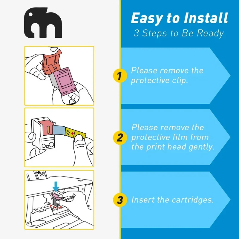 667 XL Ink Cartridge Replacement For HP667 HP 667XL Compatible DeskJet Ink Advantage 1275 2374 2375 2376 2775 2776 Printer