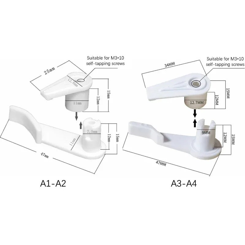 Ceiling Light Clip Clamps With Screws Lampshade Fixed Clamp Plastic Buckle For LED Fixture Ceiling Lamp LED Lighting Accessories