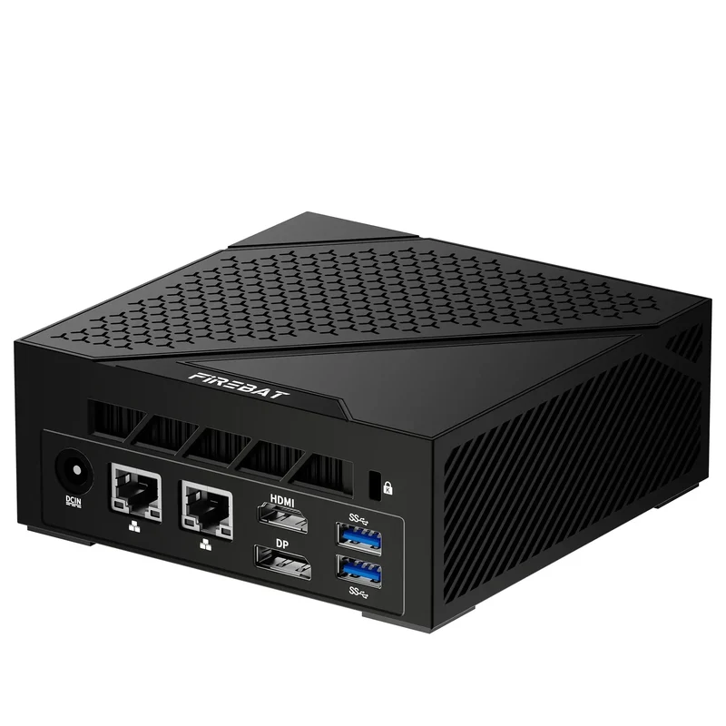 FIREBAT MINI PC AM02 AMD Ryzen 5 6600H 16GB DDR5 RAM 512GB SSD WIFI6 BT5.2 Windows11 Portable Desktop Computer Network port HDMI
