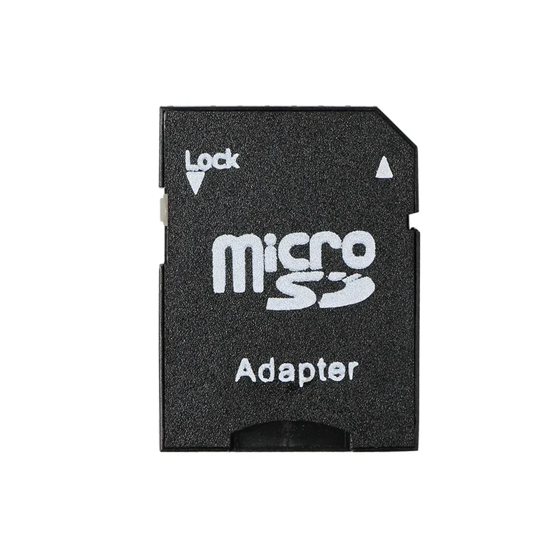 10Pcs New Wholesale Memory Card Adapter Converter Black Microsd Mini TF Card Reader Micro SD To SD Memory Card Adapter Converter