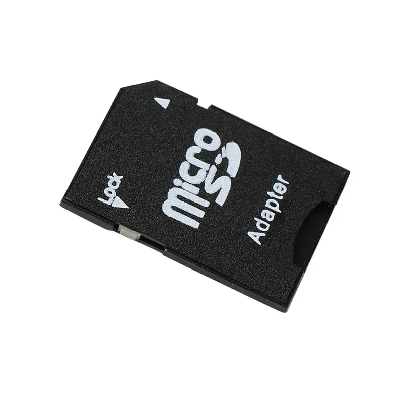 10Pcs New Wholesale Memory Card Adapter Converter Black Microsd Mini TF Card Reader Micro SD To SD Memory Card Adapter Converter