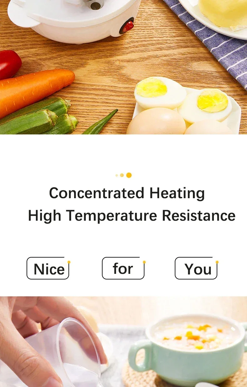 Egg Cooker Multifunctional Electric Egg Boiler Double Layers Egg Cooker Mini Steamer Poacher Kitchen Cooking Breakfast Machine