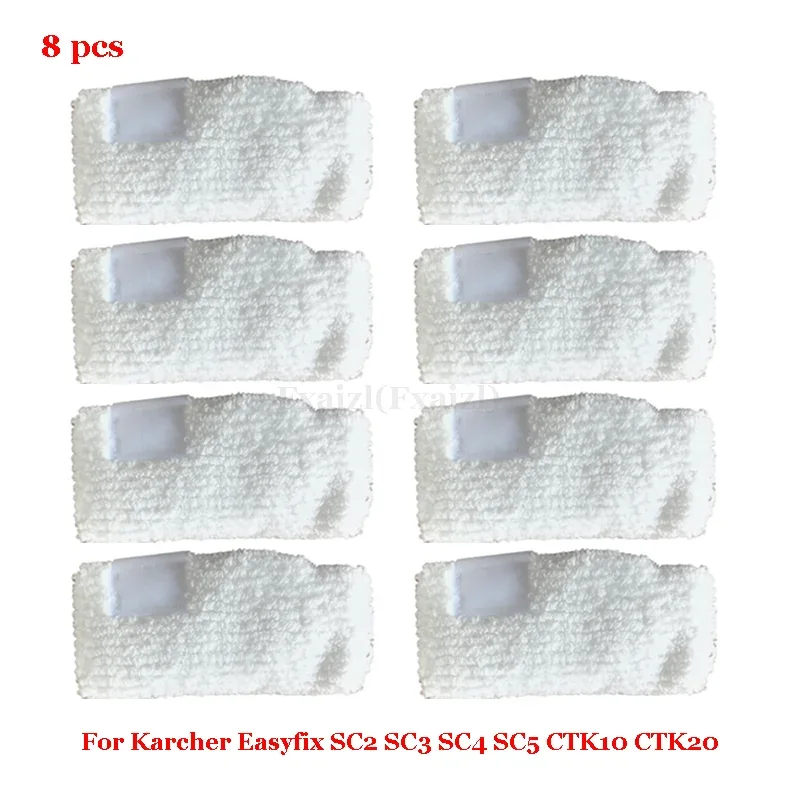 New Microfiber Mop Cloth For Karcher Easyfix SC2 SC3 SC4 SC5 CTK10 CTK20 Handheld Magic Steam Brush Vacuum Cleaner Spare Parts