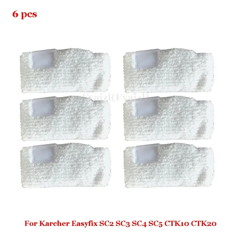 New Microfiber Mop Cloth For Karcher Easyfix SC2 SC3 SC4 SC5 CTK10 CTK20 Handheld Magic Steam Brush Vacuum Cleaner Spare Parts