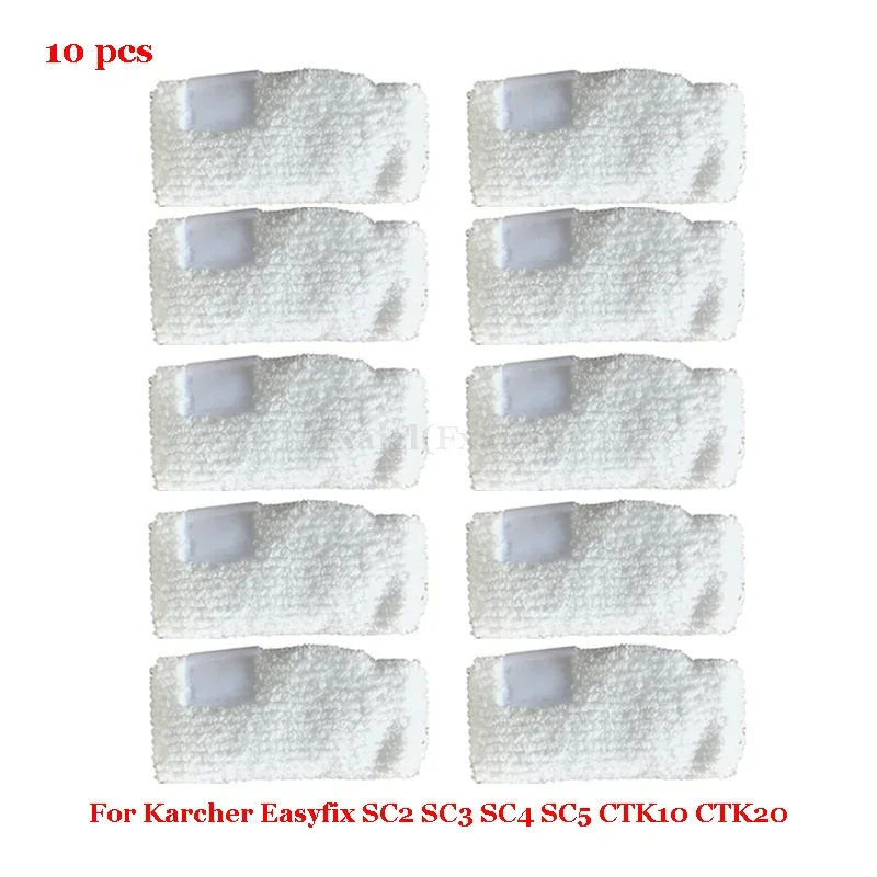 New Microfiber Mop Cloth For Karcher Easyfix SC2 SC3 SC4 SC5 CTK10 CTK20 Handheld Magic Steam Brush Vacuum Cleaner Spare Parts