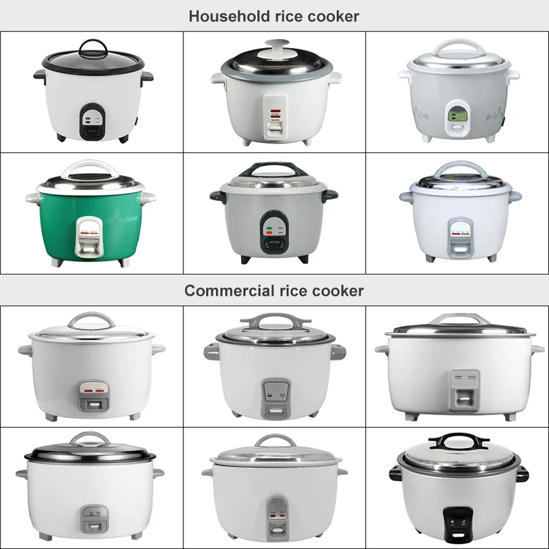 10L Large 60-Cup Commercial Automatic Non-Stick Electric Drum Rice Cooker For Hotels Restaurants Kitchen