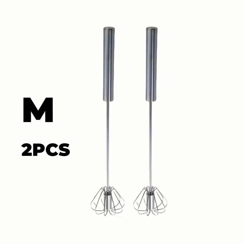 Stainless Steel Egg Beater Durable Semi-Automatic Mixer for Effortless Egg Cream Mixing Stirring and Beating for Kitchen Baking