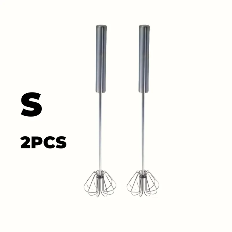 Stainless Steel Egg Beater Durable Semi-Automatic Mixer for Effortless Egg Cream Mixing Stirring and Beating for Kitchen Baking