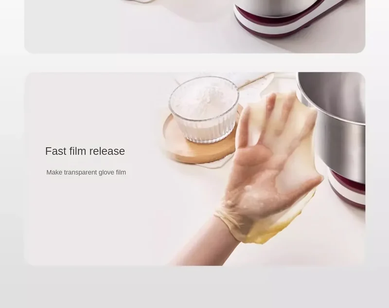 Desktop Egg Beater Electric Household Baking Chef Machine Cream Beater Small Mixing and Noodle Cover Commercial Stand Mixer