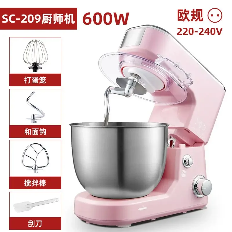 110V/220V Dragon Stand Mixer Small Household Multi-function Dough Kneader Cream Whisker Automatic LAB