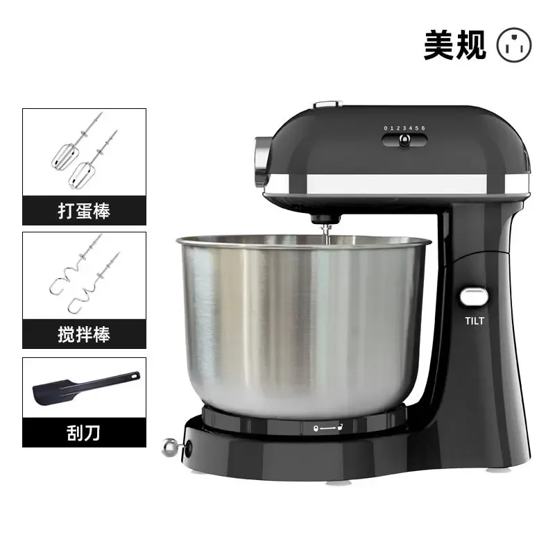 110V/220V Dragon Stand Mixer Small Household Multi-function Dough Kneader Cream Whisker Automatic LAB