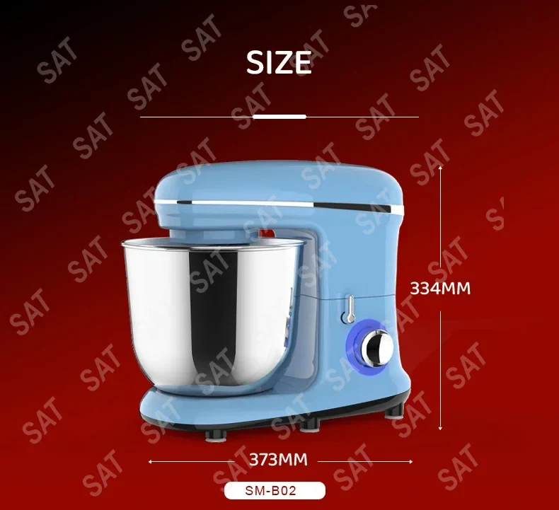 -for Professional Cake Food Mixer Bread 1500W 6L Planetary Aid Kitchen Robot Dough Stand Mixer