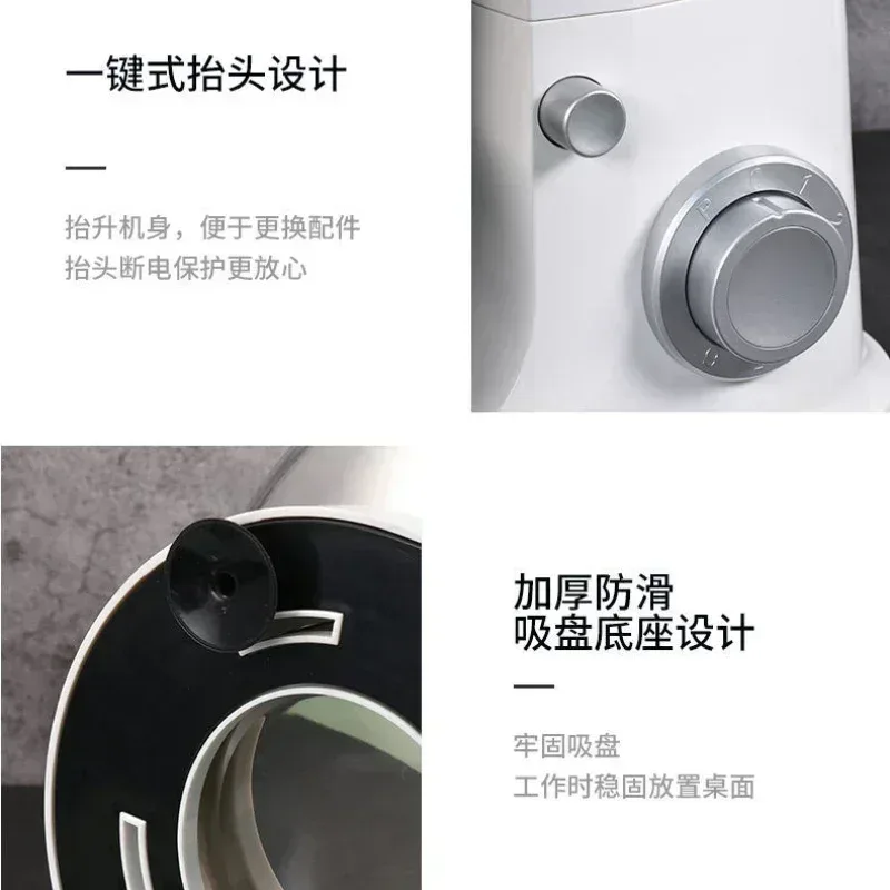 Small Home Automatic Kitchen Machine 220V Bread Mixer Dough Mixer Aid Commercial Stand Spiral Mixer Robot Cake.Stand 220V
