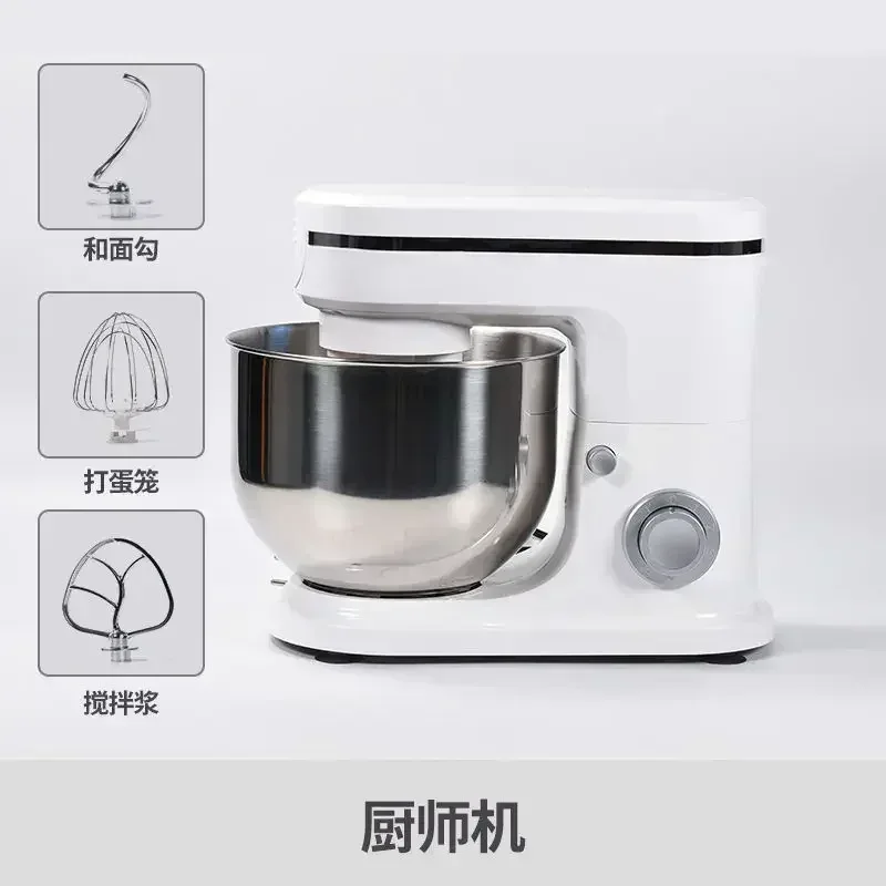 Small Home Automatic Kitchen Machine 220V Bread Mixer Dough Mixer Aid Commercial Stand Spiral Mixer Robot Cake.Stand 220V