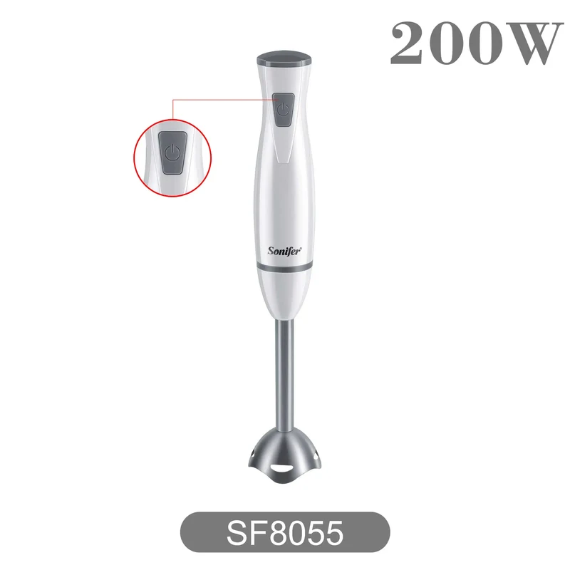 Blender Electric Food Mixer Kitchen Detachable Hand Blender Egg Beater Vegetable Stand Blend Stainless Steel Blade 220V Sonifer