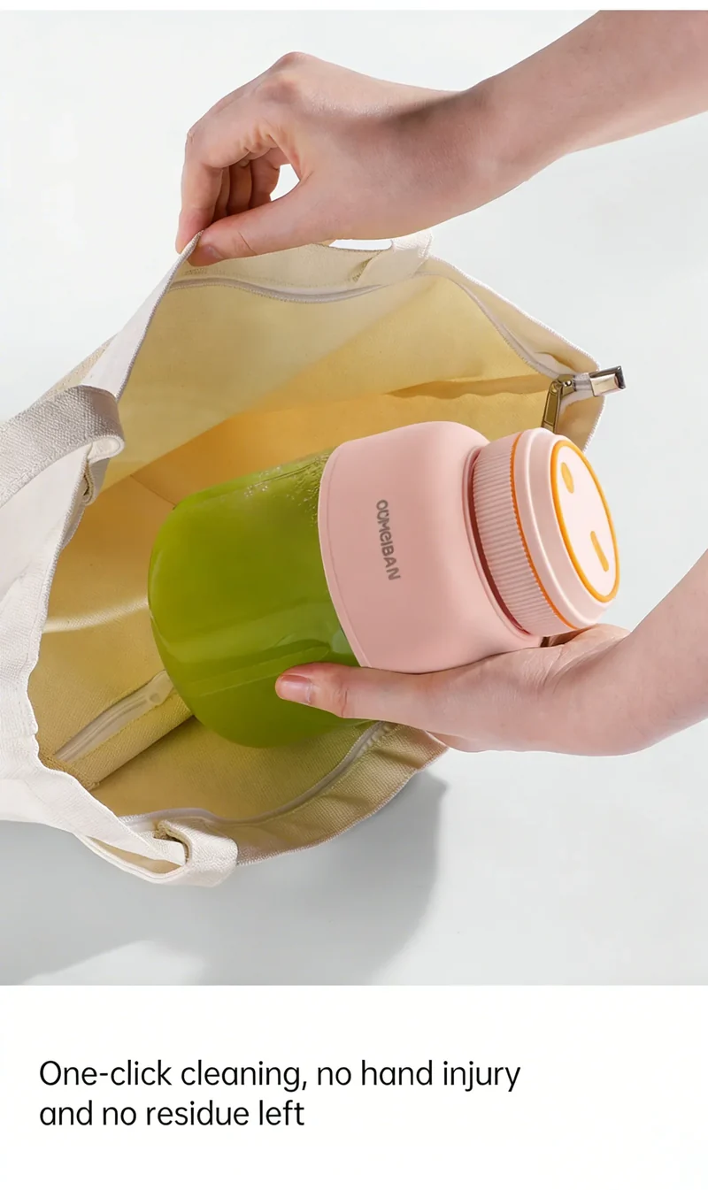 1300ML Portable Juicer, Fresh Fruit Mixer 38 Blades, USB Rechargeable Multifunctional Juicer Ice Crusher Smoothie Blender Home