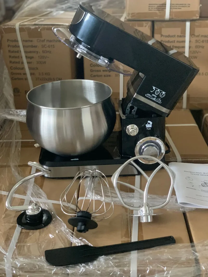 5L Stand Mixer – 3-in-1 Multifunctional Kitchen Machine with Dough Hook, Beater & Whisk,1000W Powerful Motor for Baking/Cooking