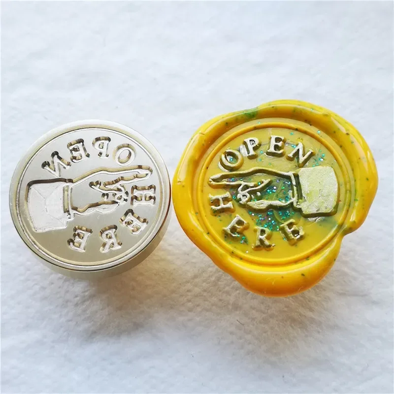 Greeting stamp with love thank you happy birthday christmas handmade Wax Seal Stamp Retro Antique Sealing Wax baby friend gifts
