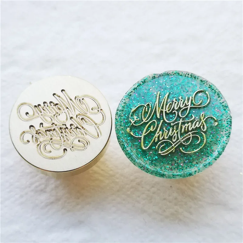 Greeting stamp with love thank you happy birthday christmas handmade Wax Seal Stamp Retro Antique Sealing Wax baby friend gifts