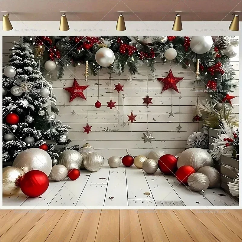 Merry Christmas Backdrops Wonderland Snowman Decor Photography Background Kids Birthday Party Baby Shower Banner Party Supplies