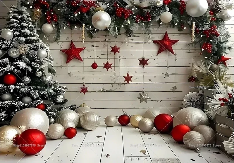 Merry Christmas Backdrops Wonderland Snowman Decor Photography Background Kids Birthday Party Baby Shower Banner Party Supplies