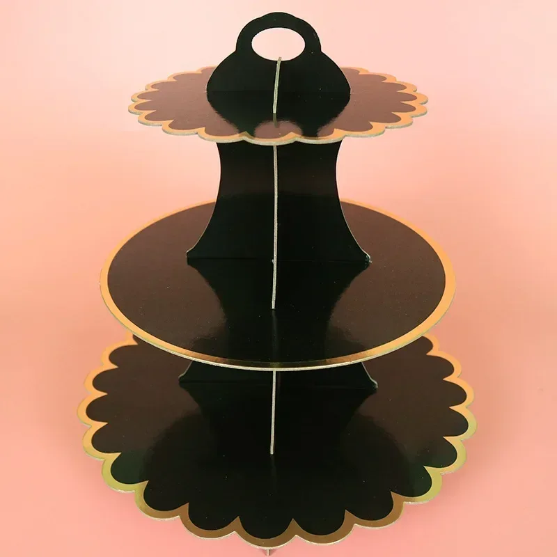 Cake Rack Stand 3 Layer Afternoon Tea Wedding Banquet Plates Party Utensils Birthday Party Christmas Party Cake Tools Display De
