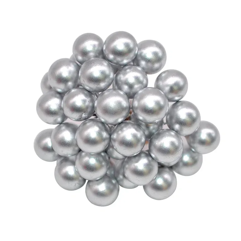 50Pcs/lot Mini Artificial Flower Fruit Stamens Cherry Christmas Plastic Pearl Berries for Wedding DIY Gift Box Decorated Wreaths