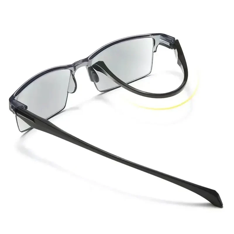 Smart Automatic Zoom Reading Glasses Anti Blue Ray Eyeglasses Autofocus Power Half-Rim Near Far Computer Glasses