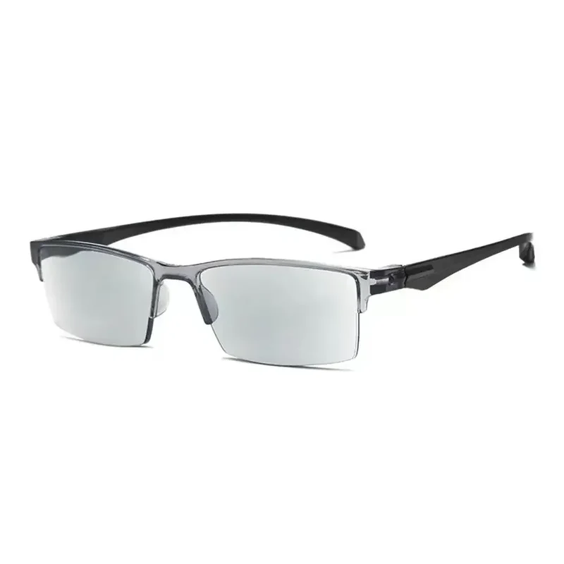 Smart Automatic Zoom Reading Glasses Anti Blue Ray Eyeglasses Autofocus Power Half-Rim Near Far Computer Glasses