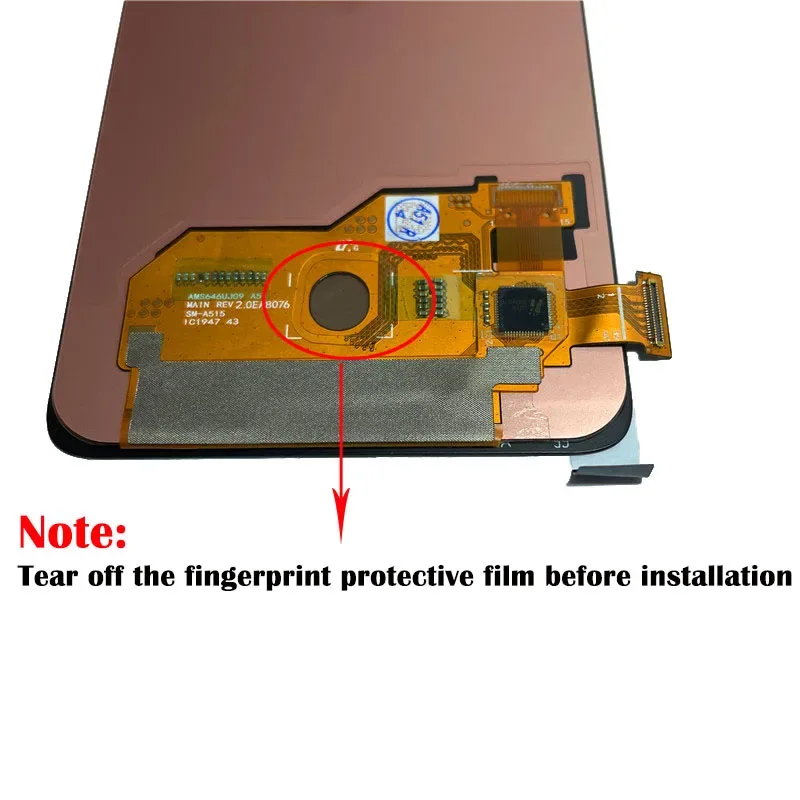 OLED/Incell For Samsung A51 A515 A515F A515F/DS A515FD LCD Display Touch Screen Digitizer Assembly with Frame