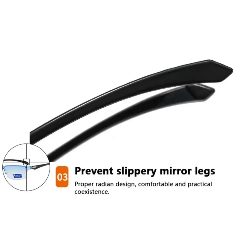 Smart Automatic Zoom Eyeglasses Anti-Blue Light Reading Glasses Men Women Optical Spectacle Computer Eyeglass
