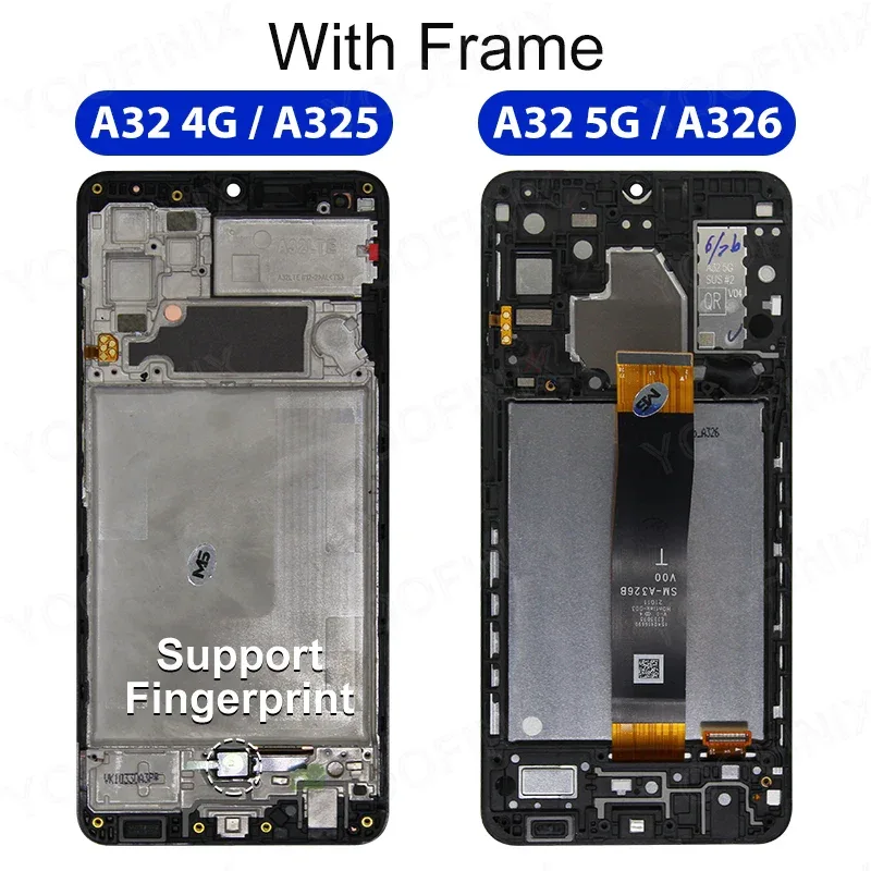 For Samsung Galaxy A32 4G LCD SM-A325F Display Touch Screen Digitizer For Samsung Galaxy A32 5G LCD SM-A326B Replacement