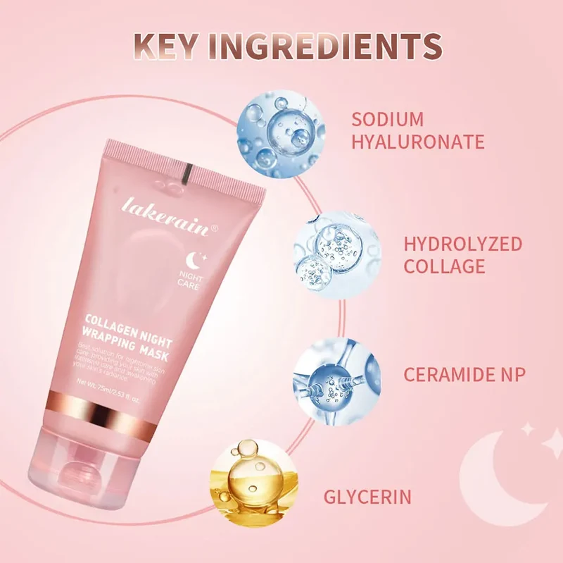 Korean Deep Collagen Mask Peel Off Mask Face Anti Wrinkle Lifting Skin Care Masks Bio Pack Night Wrapping Woman Overnight Skin