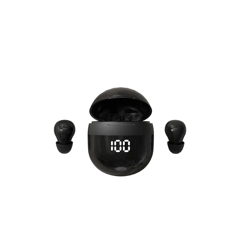 Invisible Headphones TWS Mini Earphones Wireless Bluetooth 5.3 Earbuds with Microphone Noise Reduction In-Ear Headset for Phone