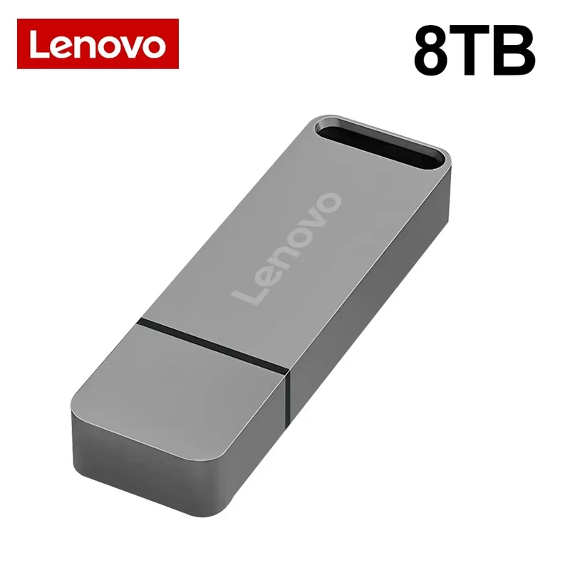 Lenovo Metal 64TB U Disk Flash Drive USB 3.0 High Speed File Transfer 16TB 8TB Ultra-large Capacity Waterproof Mechanical Style