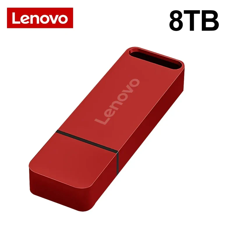 Lenovo Metal 64TB U Disk Flash Drive USB 3.0 High Speed File Transfer 16TB 8TB Ultra-large Capacity Waterproof Mechanical Style