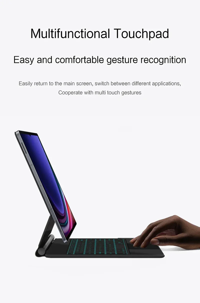 Keyboard Cover For Samsung Galaxy Tab S9 Ultra S10 S8 14.6 Inch S9U Tablet Magic Book Case X910 X916B X918U Backlight Touchpad