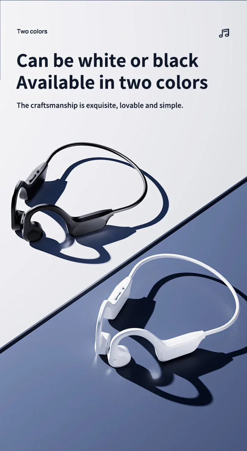 Hot X7 X8 Real Bone Conduction Sport Headphone Wireless Earphone Bluetooth-Compatible Headset Hands-free with Mic for Swimming