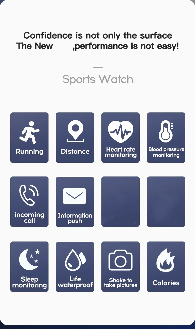 Sports Smartwatch Women Bracelet Men Smart Watch connected Music Control Player Fitness Step Sleep Monitor Y68 D20 Alarm Clock
